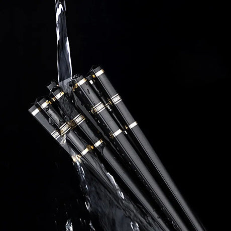 baguettes japonaises lavables noires