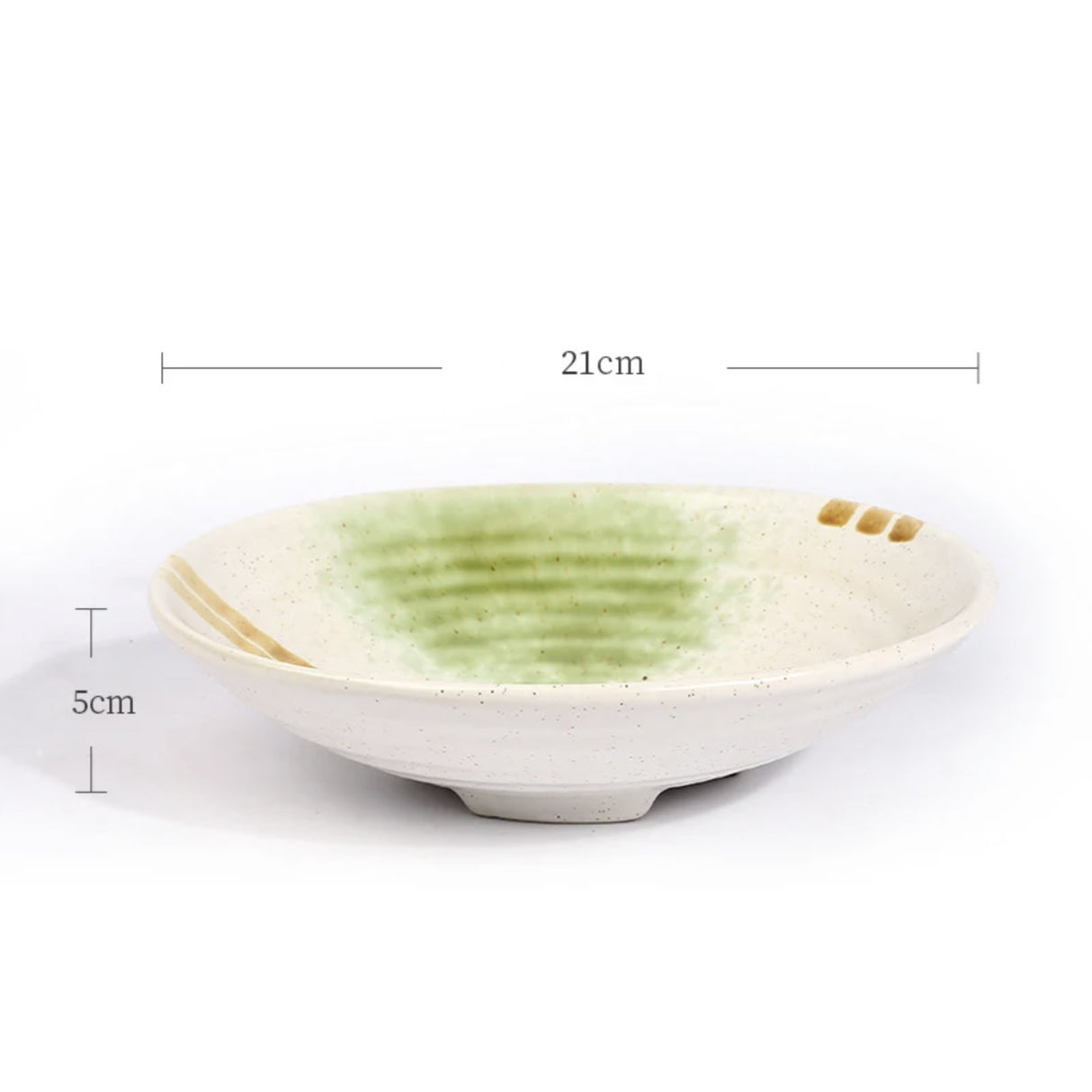 Vase ikebana moribana rond blanc