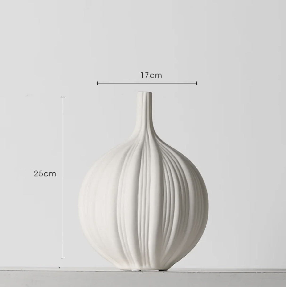 Designer white Japanese vase