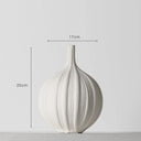 Vase japonais blanc design