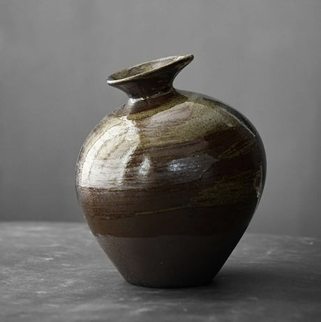 Old style Japanese ceramic vase