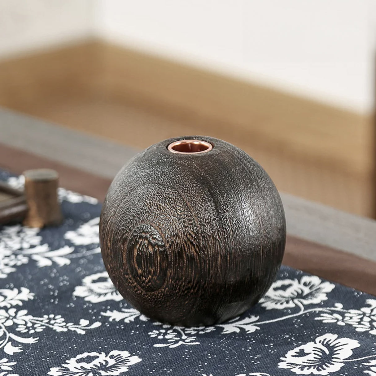Japanese wooden vase