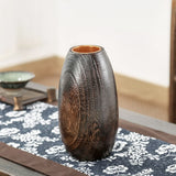 Japanese wooden vase