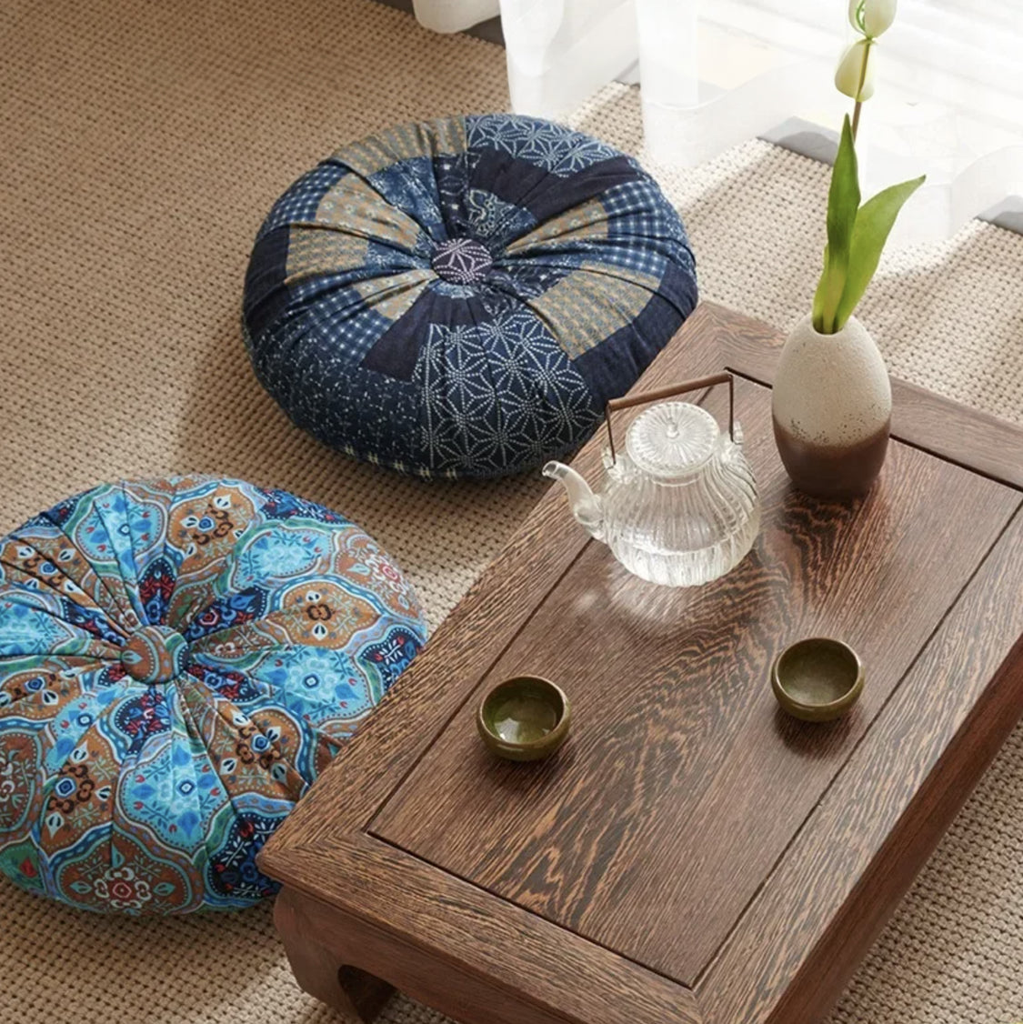 Coussin japonais pour s'assoir