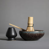 Complete traditional matcha tea set
