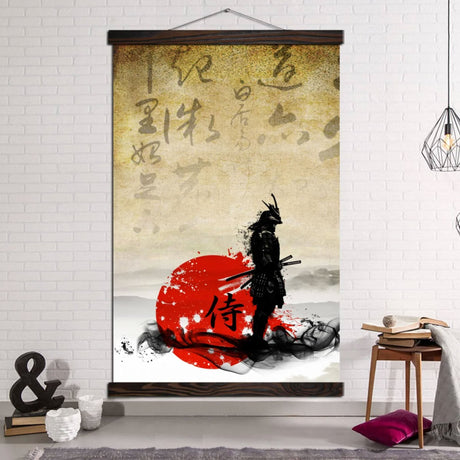 Tableau japonais style ancien samouraï