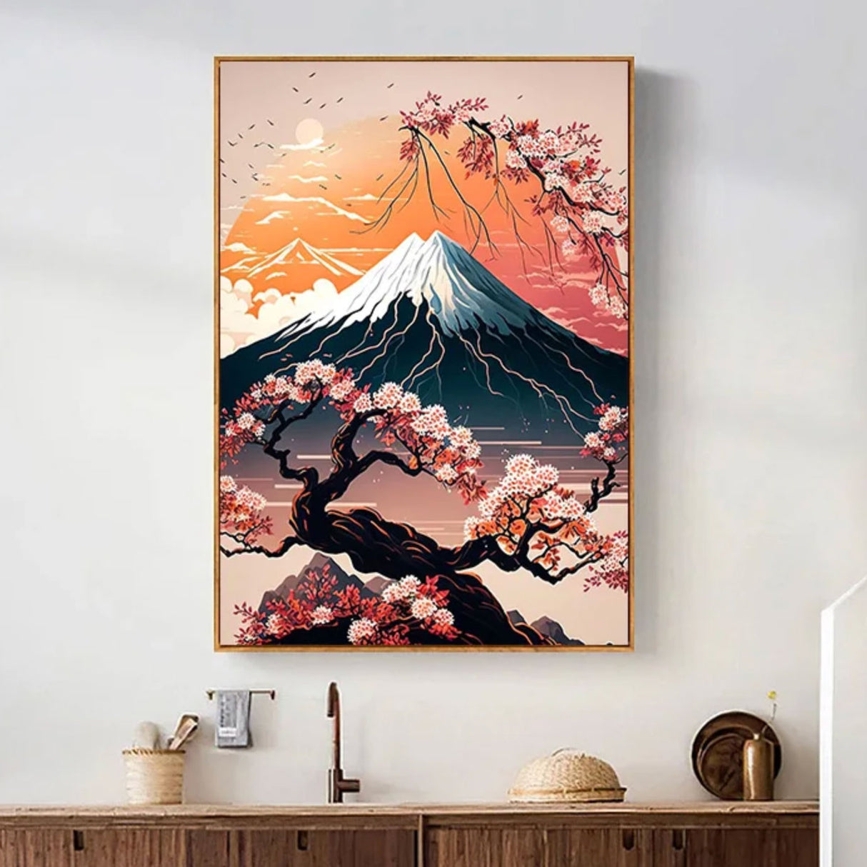 Tableau Japonais Mont Fuji