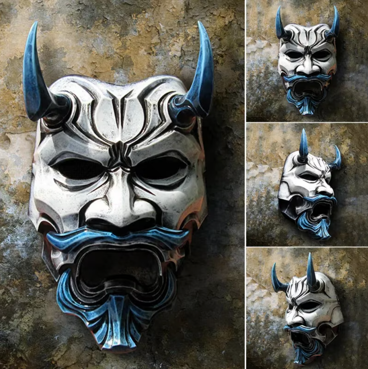 masque japonais ancien demon