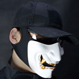 masque japonais bouche blanc demon