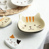 petite assiette japonaise chat ceramique