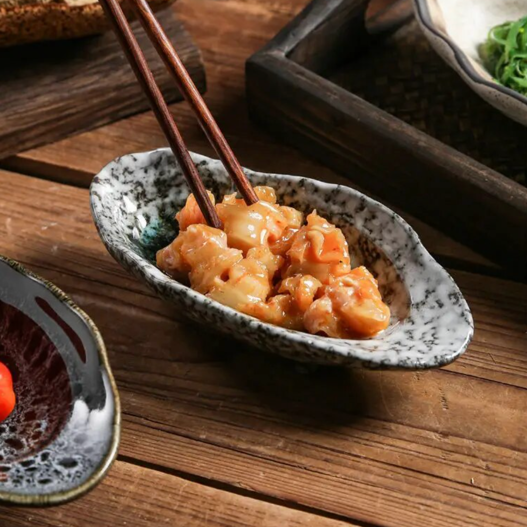 assiette japonaise forme huitre