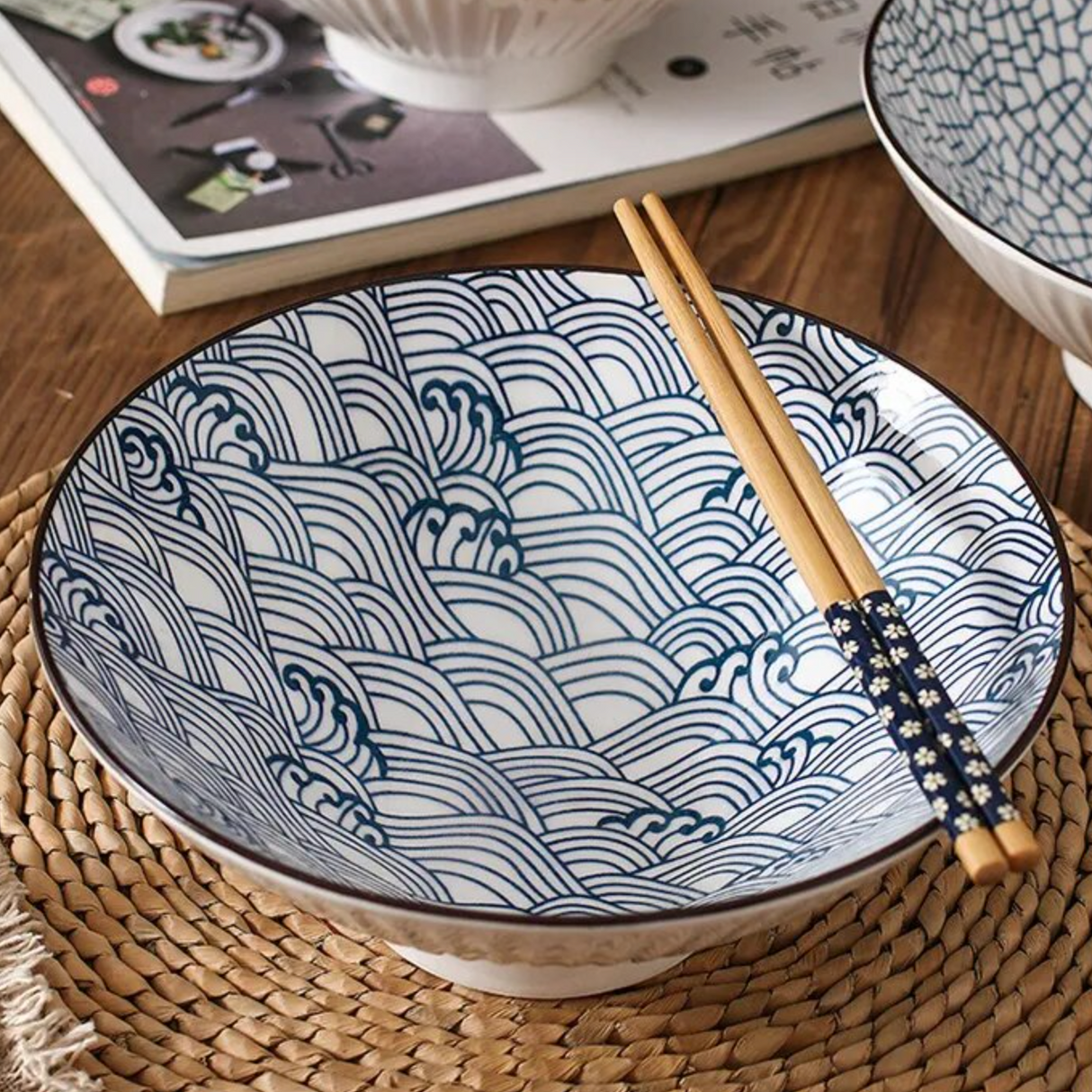 Saladier en céramique japonais