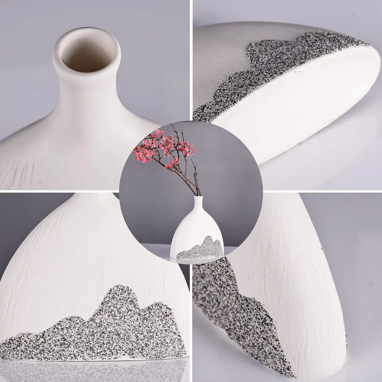 Japanese ceramic vase (set of 2 vases)