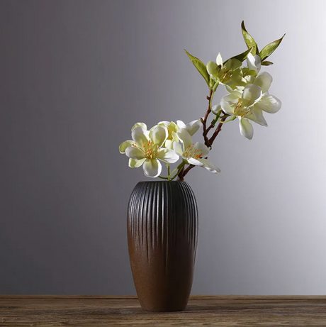 Japanese ceramic vase old style