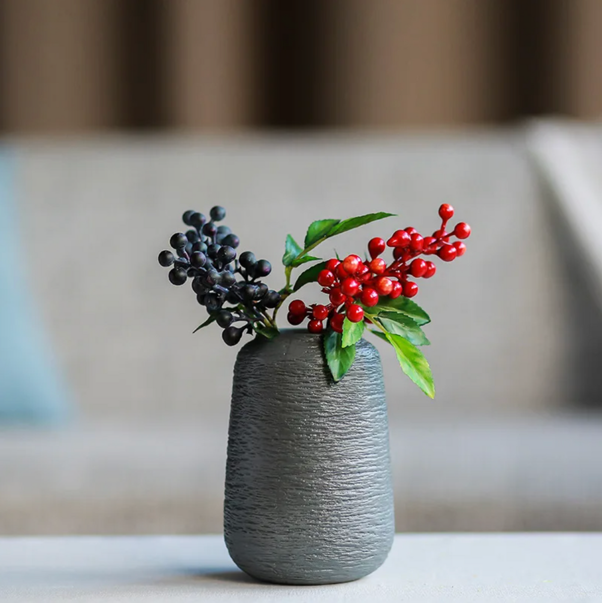 Gray Japanese vase