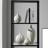 Designer white Japanese vase