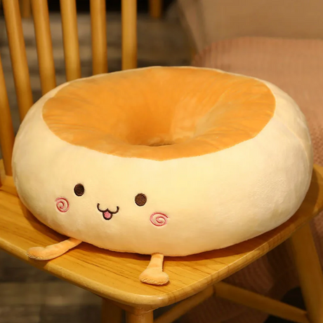 Japanese kawaii toast cushion
