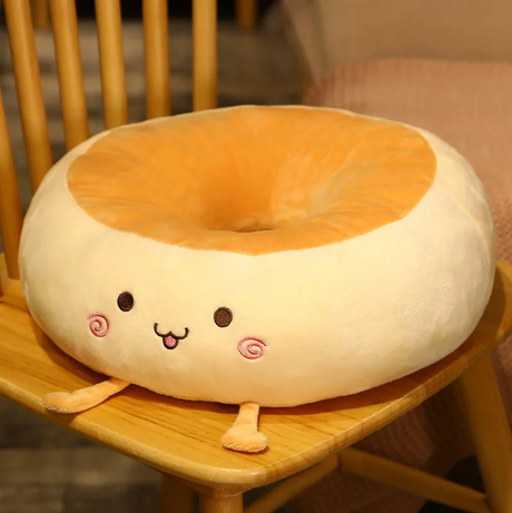 Coussin japonais kawaii toast