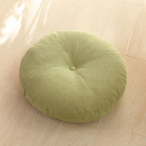Monochrome round Japanese cushion