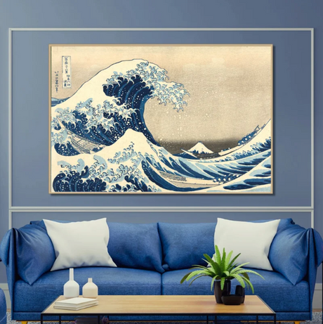 Japanese wave painting 