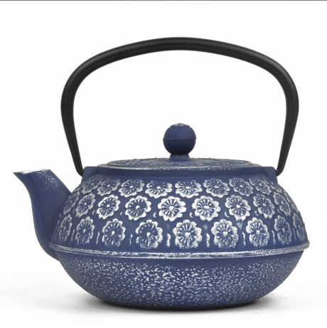 Théière japonaise bleue