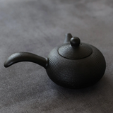 Japanese black kyusu teapot