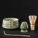 Complete ceramic matcha tea set