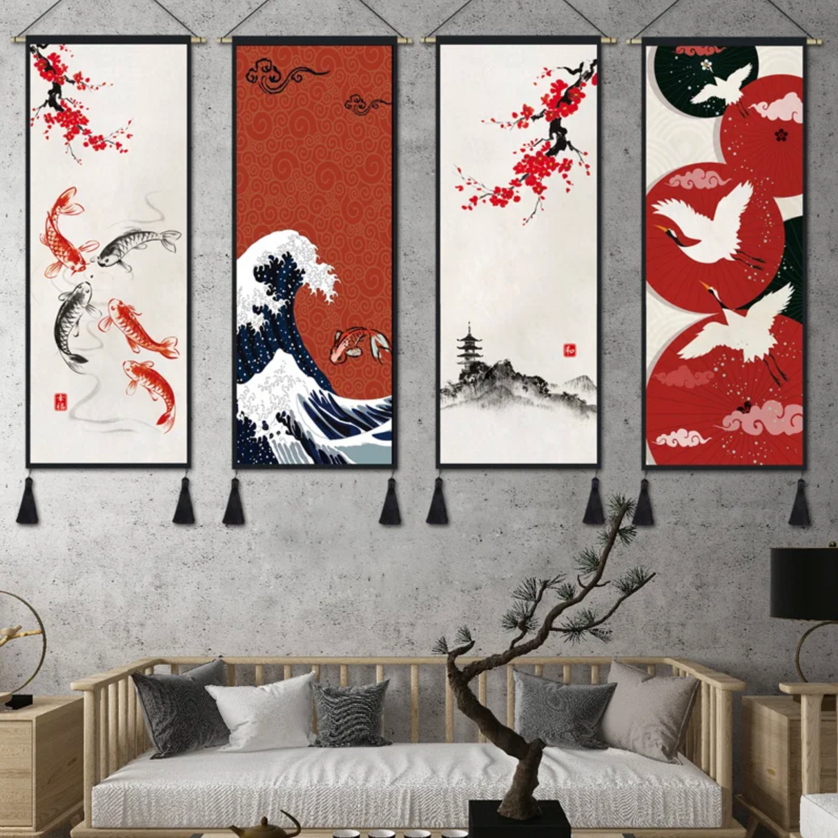 Japanese hanging painting