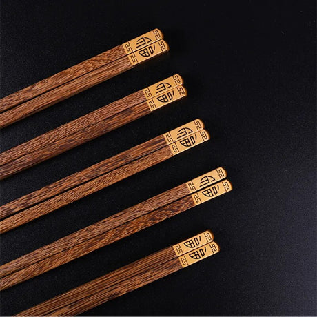 baguettes japonaises en bois laque luxe