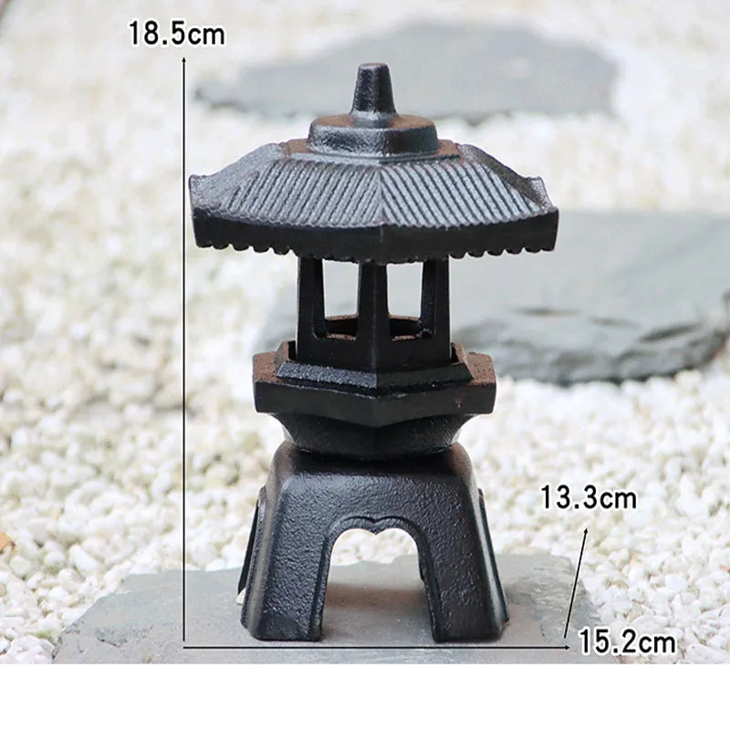 Small Japanese cast iron lantern