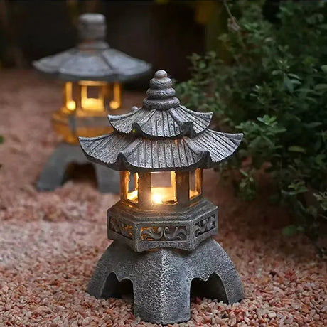 lanterne japonaise traditionnelle de jardin