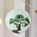 lanterne japonaise en papier arbre