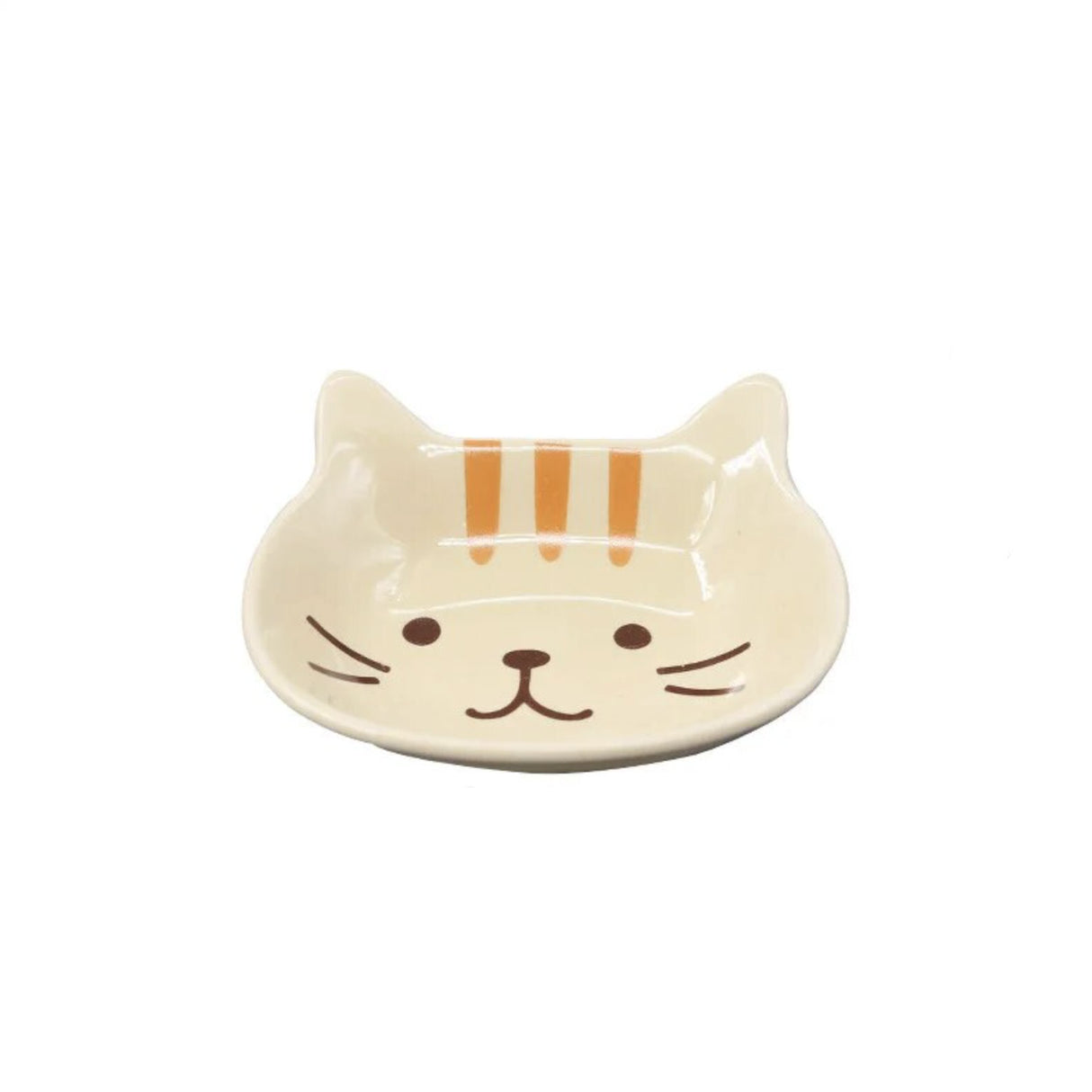 Small Japanese cat plate