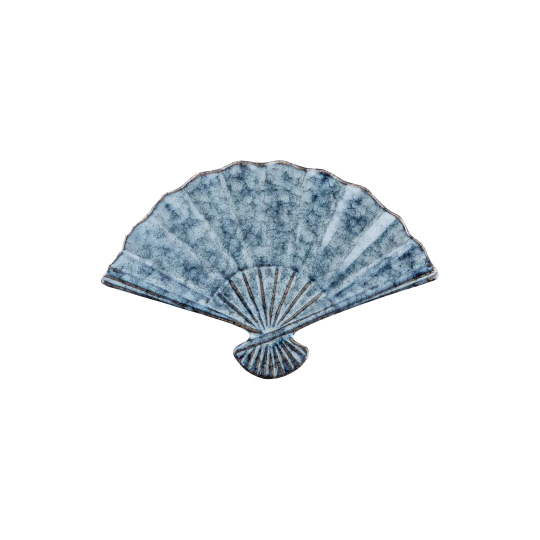 Japanese fan-shaped plate