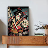 Tableau japonais ancien samouraï