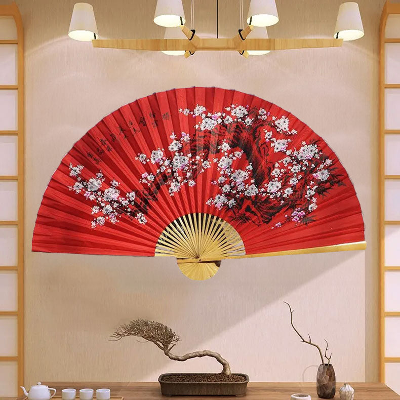 Grand éventail japonais de décoration – Au coeur du Japon