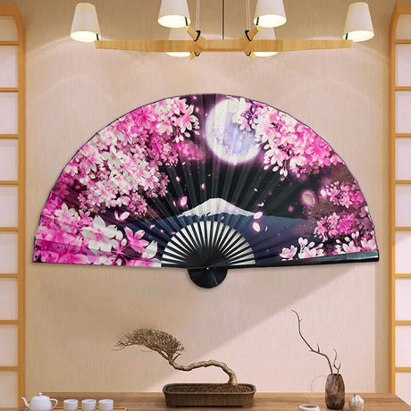 grand eventail mural japonais