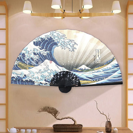 eventail japonais mural