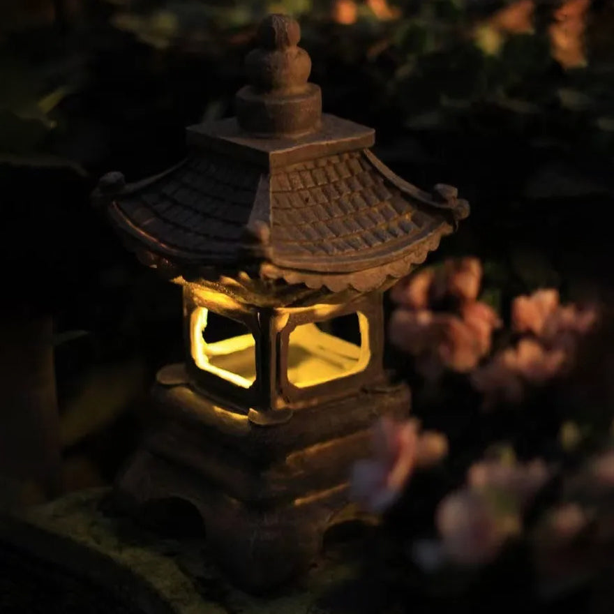 lanterne japonaise traditionnelle solaire zen