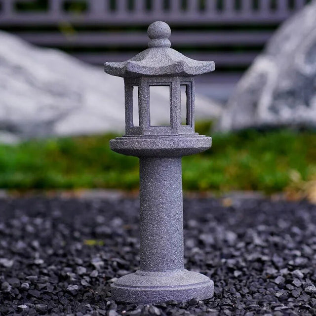 lanterne japonaise imitation pierre