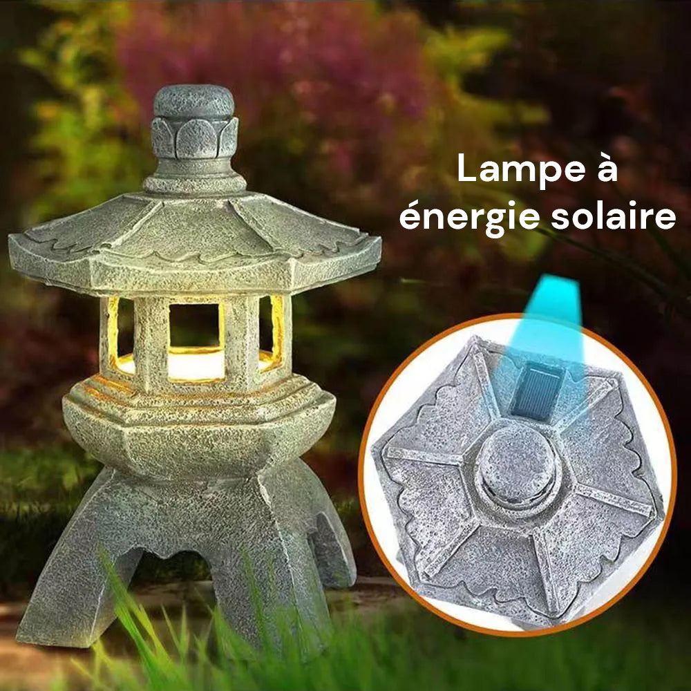 lanterne japonaise exterieur solaire