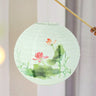 lanterne japonaise en papier fleur de lotus