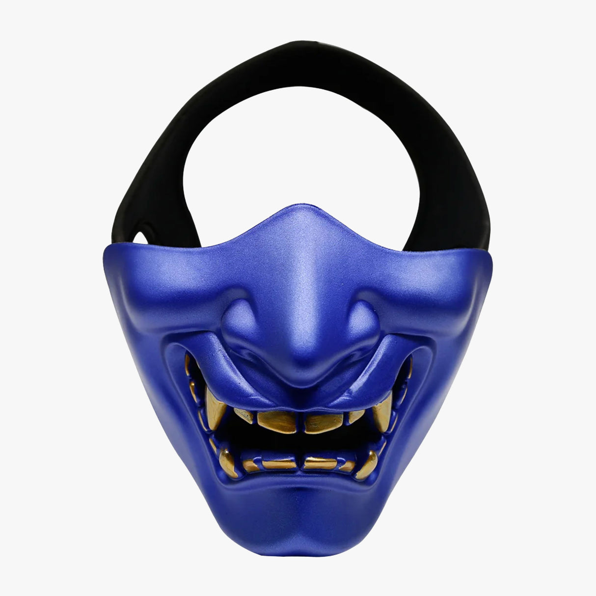 Masque japonais bouche bleu