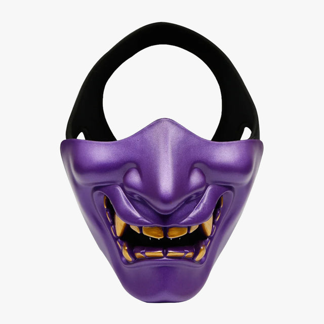 Masque japonais bouche violet