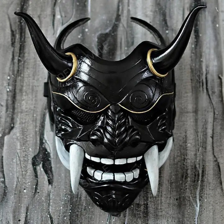 Masque Oni Japonais Noir