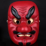 masque tengu japonais de face