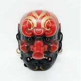 masque japonais tengu de face