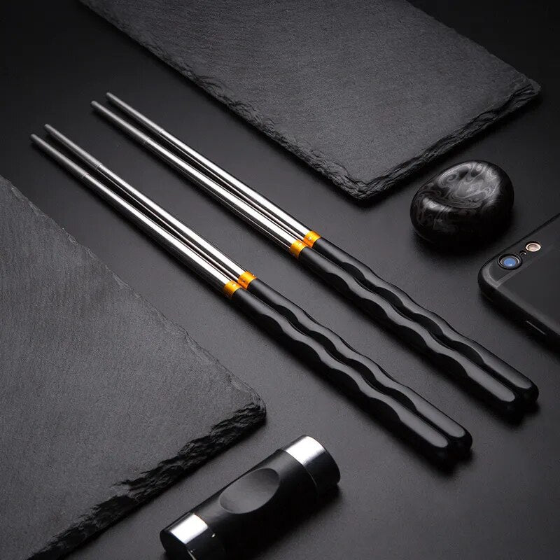 Japanese stainless steel chopsticks (set of 10) – Au coeur du Japon