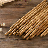 Japanese wooden chopsticks rounded end (set of 10)