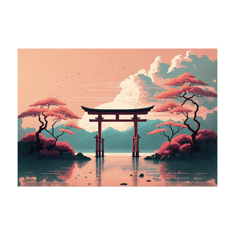 Japanese painting Torii gate